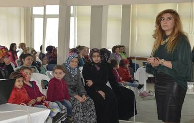 FEVZİ ÇAKMAK'TA ÇOCUK VE AİLE SAĞLIĞI ANLATILDI